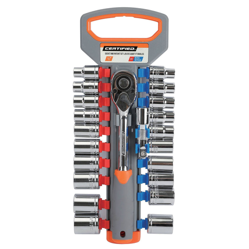 22 Piece 1/2" Drive Socket Set P9000