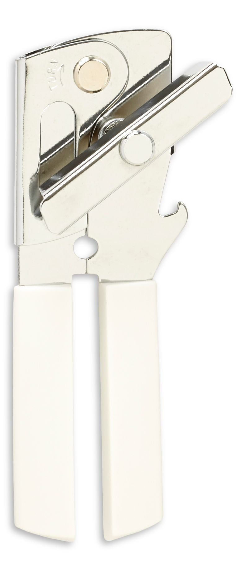 Chrome Can Opener, Large, White P8625