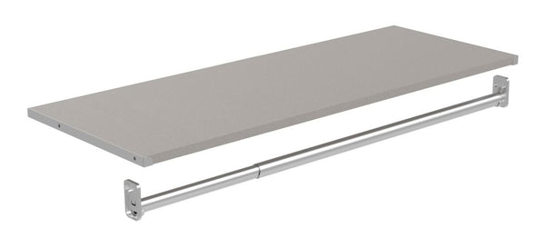 Modular Shelf & Hang Rod Kit, Taupe F7188