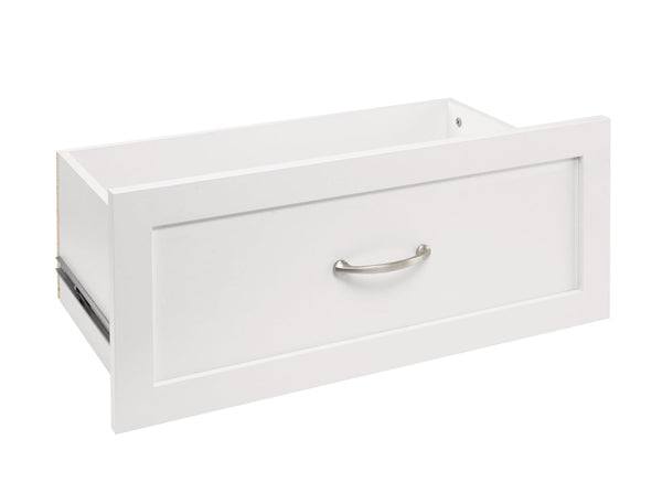 Suite Symphony Laminate Wood Drawer, White, 25-in x 10-in V9544