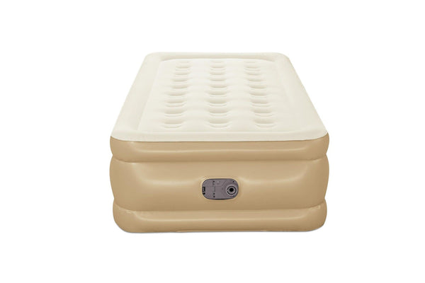 GuestRest Double-High Airbed, Air Mattress with Pump, Twin H4050