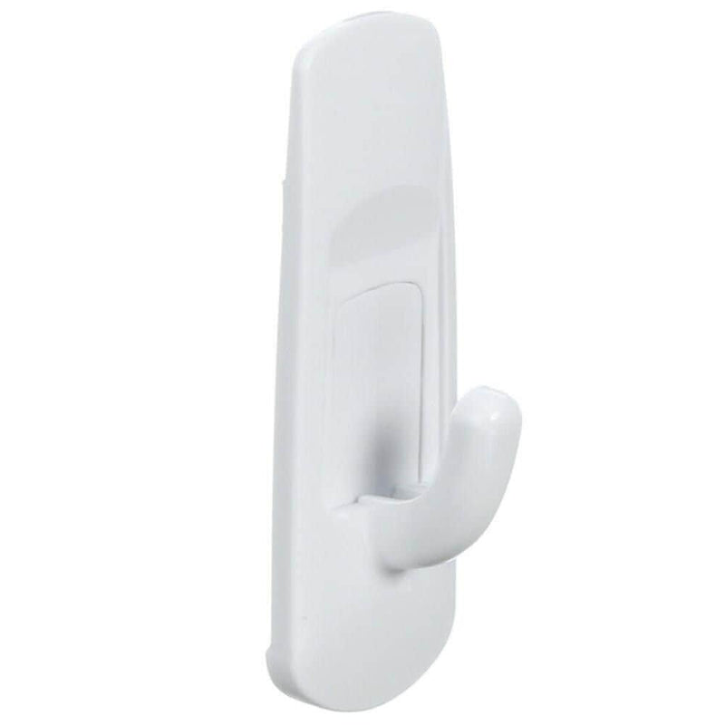 Small Utility Hooks Value Pack with Adhesive Strips, White, 1-lb, 6 Strips per Pack M7615