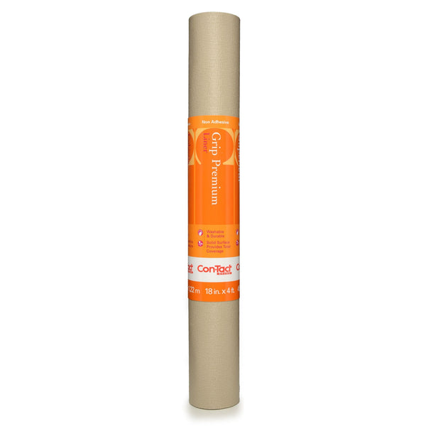 Con-Tact Grip Premium Non-Adhesive Cushioned Shelf/Drawer Liner, Taupe, 18-in x 4-ft G4299