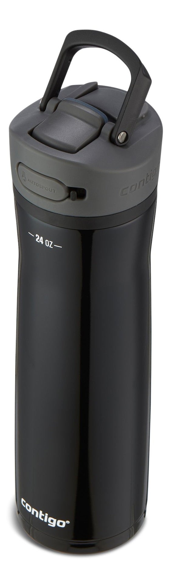 Ashland Chill 2.0 Insulated Stainless Steel Straw Water Bottle with Lid and Handle, 710-mL E3526