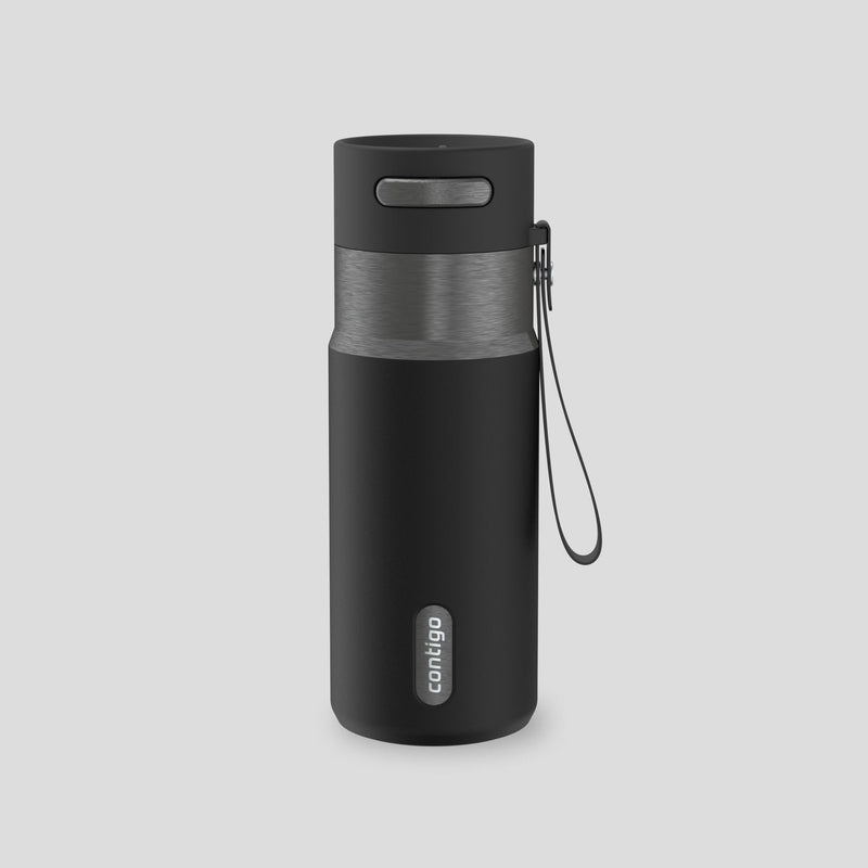 Insulated Stainless Steel Travel Bottle with Lid, Various Colours, 16-oz W1236