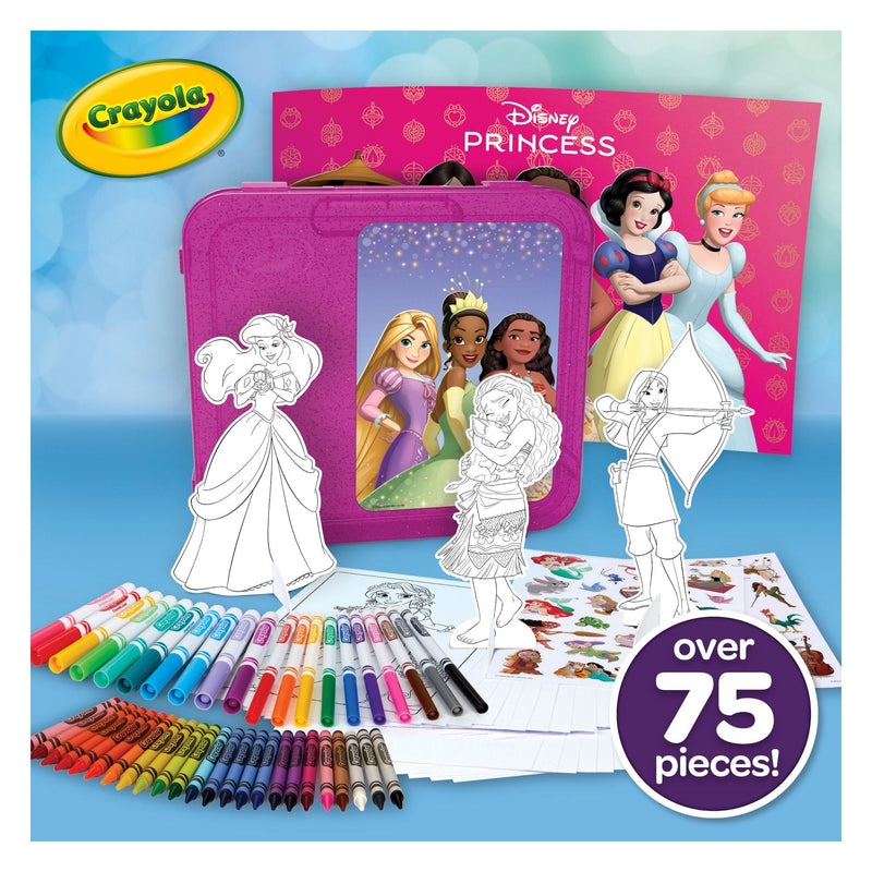 Princess Art Case, Arts & Crafts Kit for Kids, 79-pc, Ages 5+ L2994