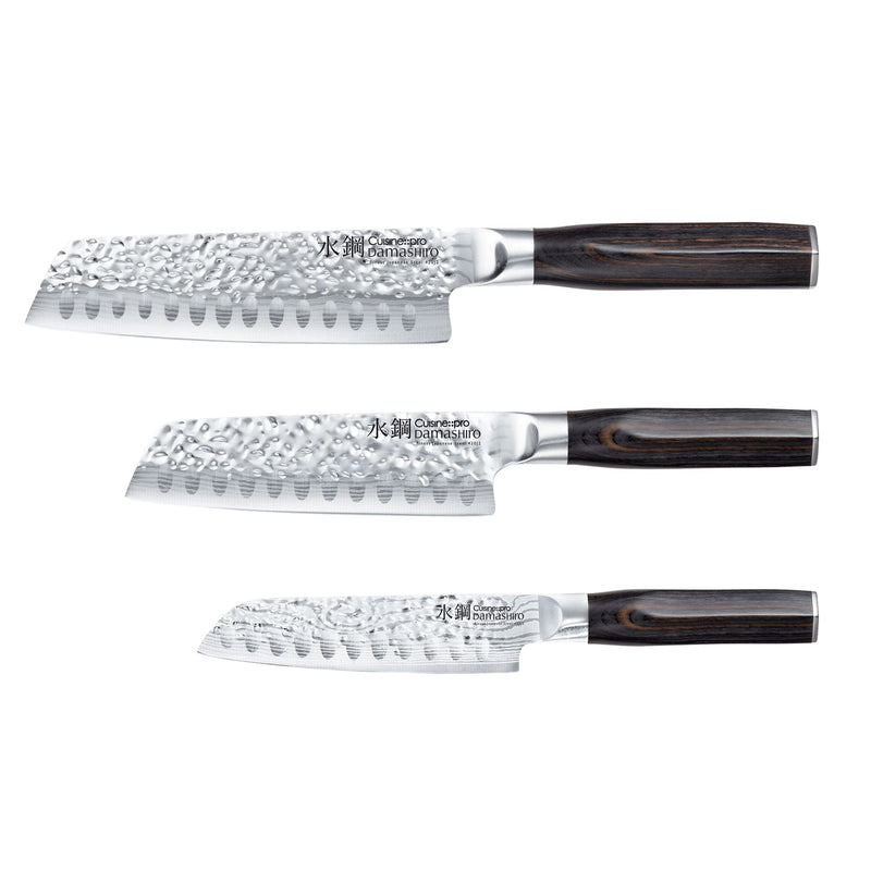PRO DAMASHIRO EMPEROR SANTOKU 3PC SET F9356