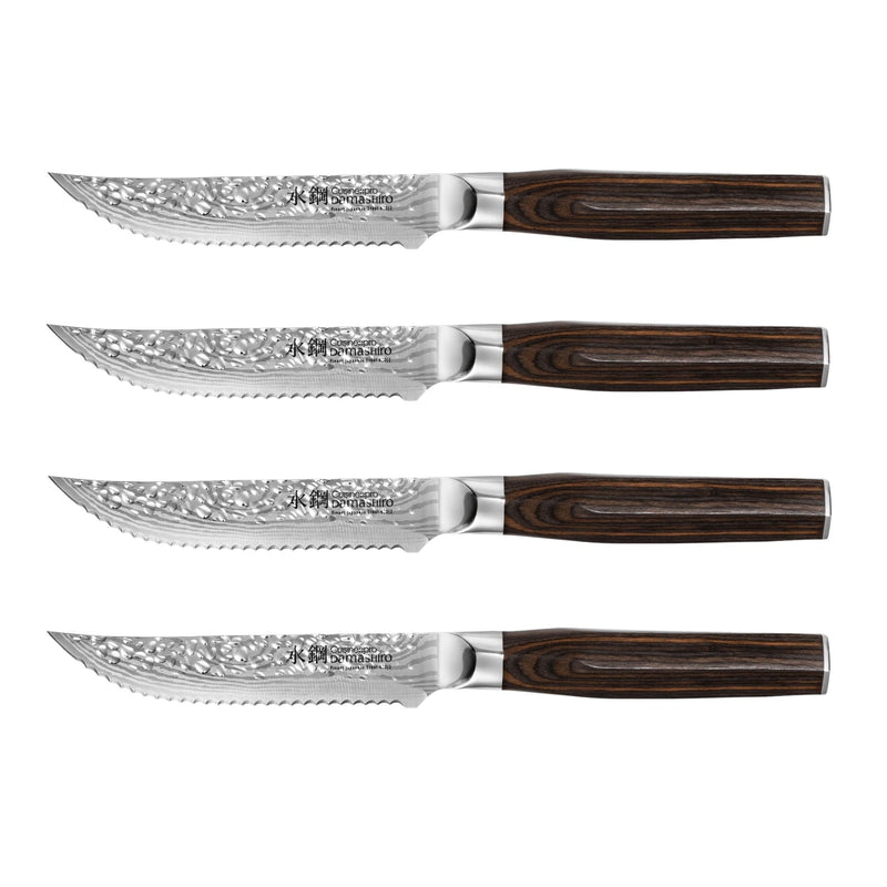 PRO DAMASHIRO EMPEROR STEAK KNIFE SET/4 W8142
