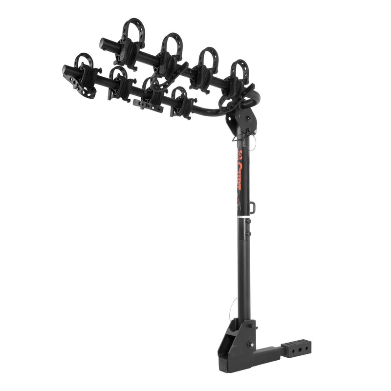 18030 2-Bike To 4-Bike Two Arm Hitch Mount Bike Rack, Fits 1-1/4, 2-in Receiver, Black A8037