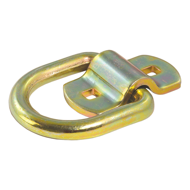 83740 3-in x 3-in Surface-Mounted Tie-Down D-Ring (3600-lb, Yellow Zinc) X5030