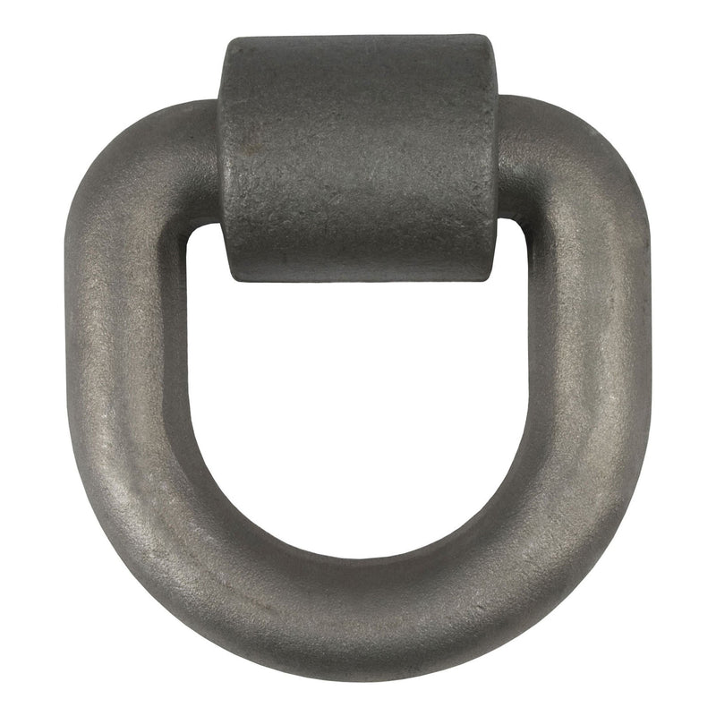 83770 3 x 3-in Weld-On Tie-Down D-Ring (15,587 lbs, Raw Steel) X1393