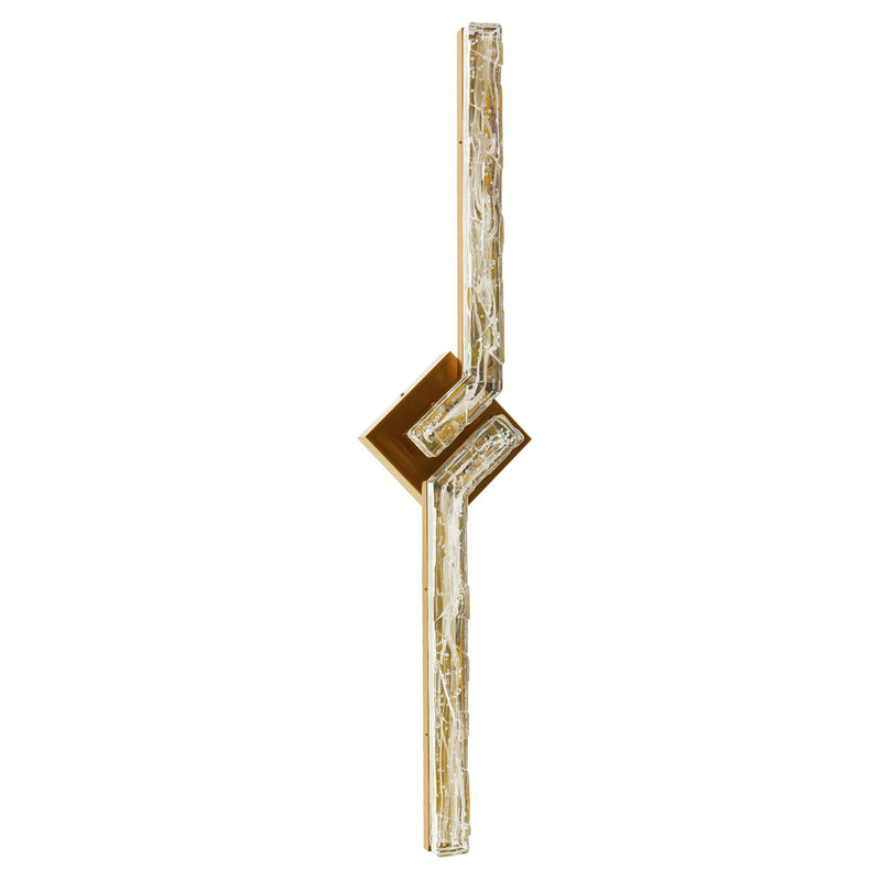 Contour Integrated LED 33in Brass Vanity Light R4953