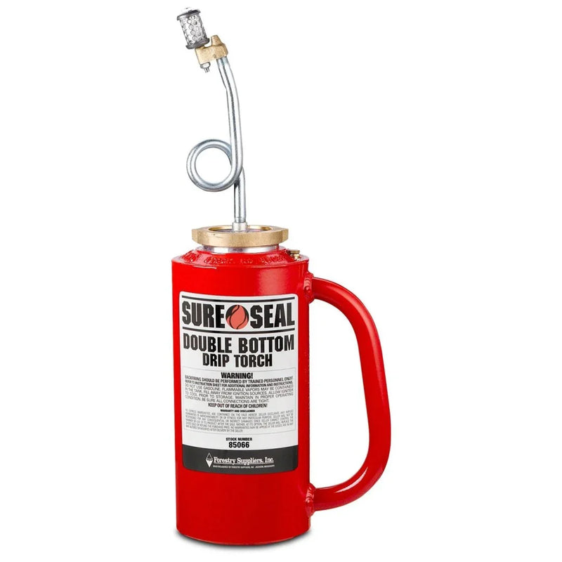 Forestry Suppliers Sure-Seal Red OSHA Double-Bottom Drip Torch E4016