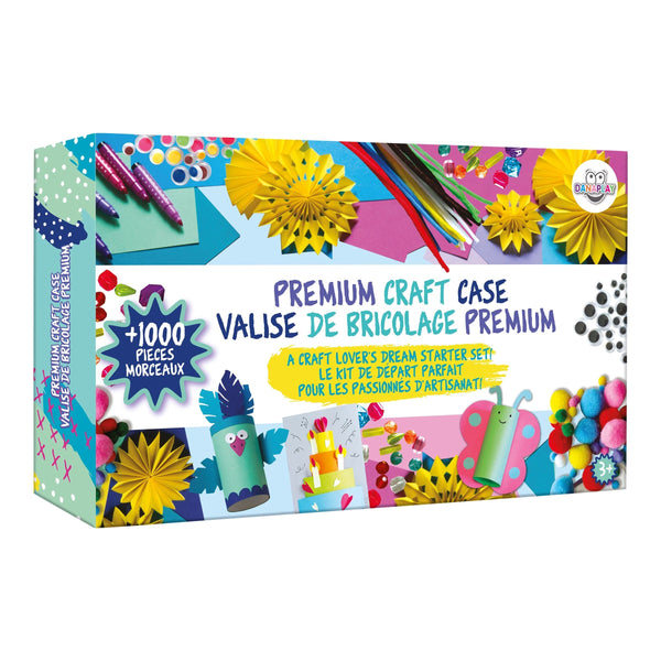 Premium Craft Case, A Craft Lover's Dream Starter Set with 1000+ Pieces L4714
