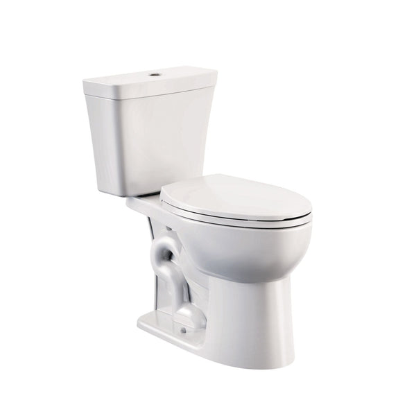 2-Piece Elongated Toilet Bowl with Soft Close, White, 3.8/4.8-L Q5073