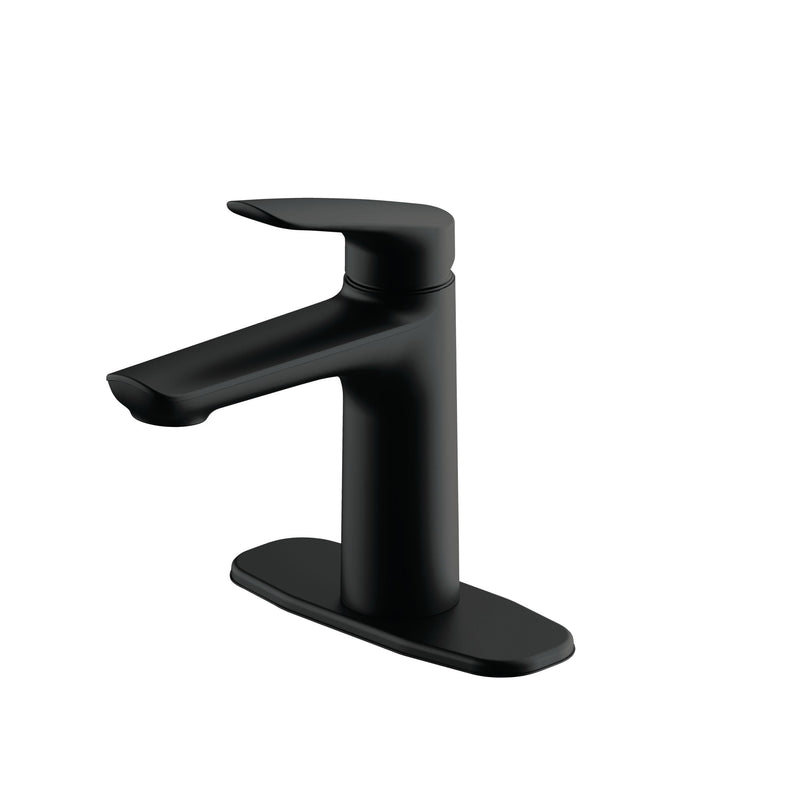 Esla 1-Handle Lavatory/Bathroom Sink Faucet, Lead-Free, Matte Black A1406