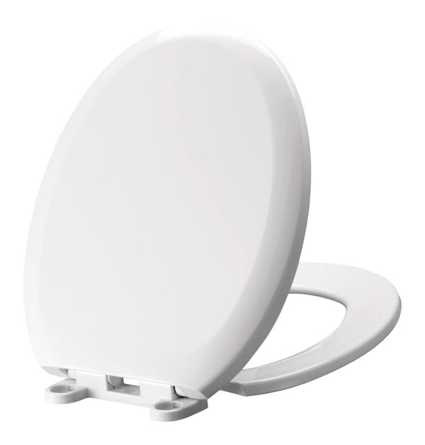 Plastic Slow Close Round Toilet Seat, Antibacterial N3183