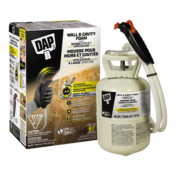 Wall and Cavity 1-Component Foam with Wide Spray, 10.4-lb H7001