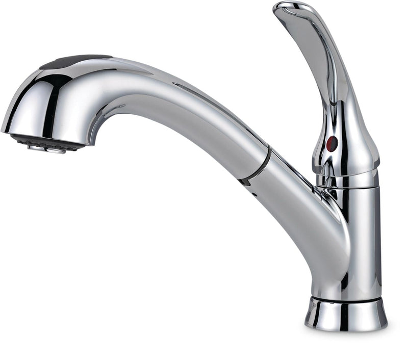 Casey Single Handle Pull Out Kitchen Faucet, Chrome Y9059