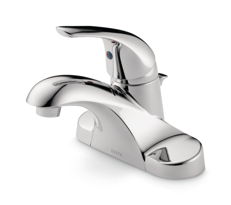 Faucet Principals Single Handle Bathroom Sink Faucet, WaterSense Certified, Chrome A0274