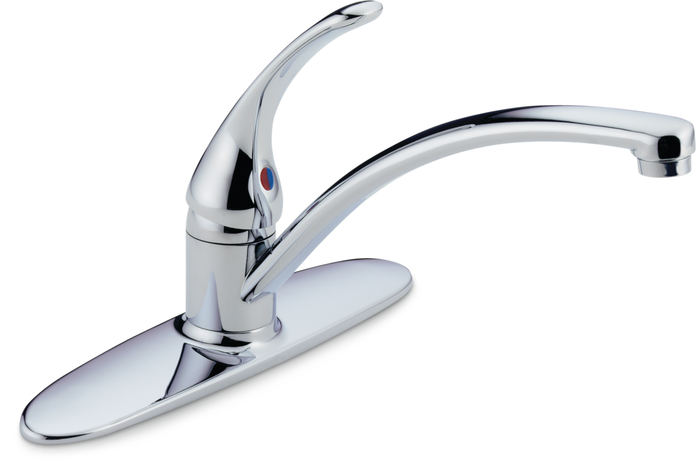 Faucet Principals Single Handle Kitchen Faucet, Chrome