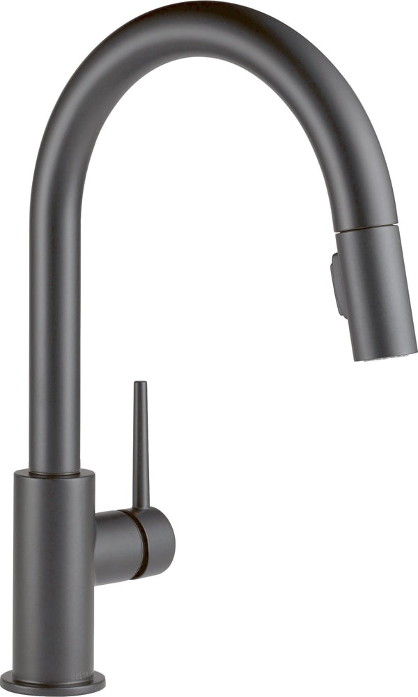 Trinsic Single Handle Pull-Down Kitchen Faucet, Matte Black X0058