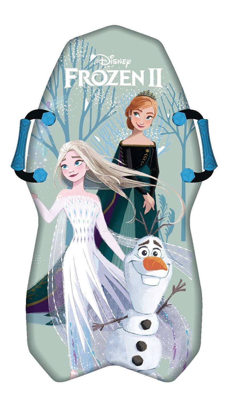 Frozen 2 Kids' 1-Person Lightweight Foam Winter Snow Sled/Toboggan with Handles N85