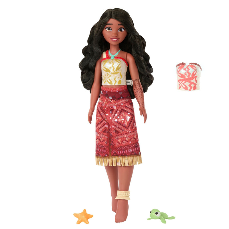 Princess Moana 2 Swimming Tautai Moana Fashion Doll for Ages 4+ I3995