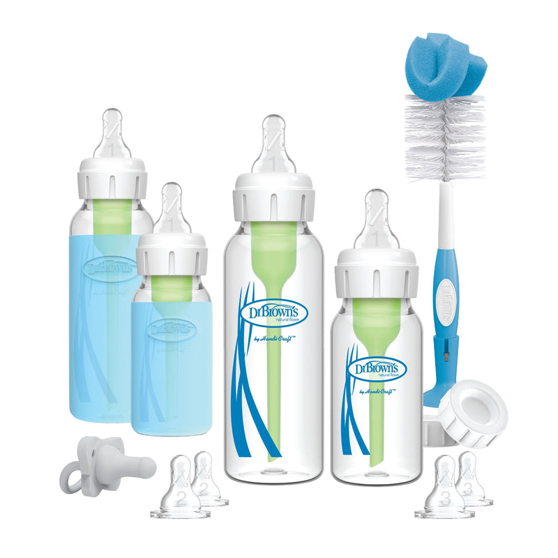 + Glass Narrow Baby Bottle Gift Set W6451