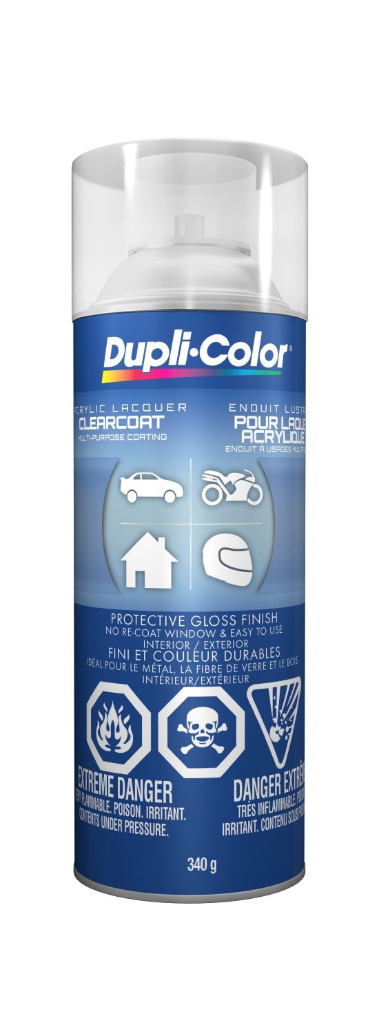 Auto Lacquer Aerosol Paint, Gloss Finish, 340-g W7894