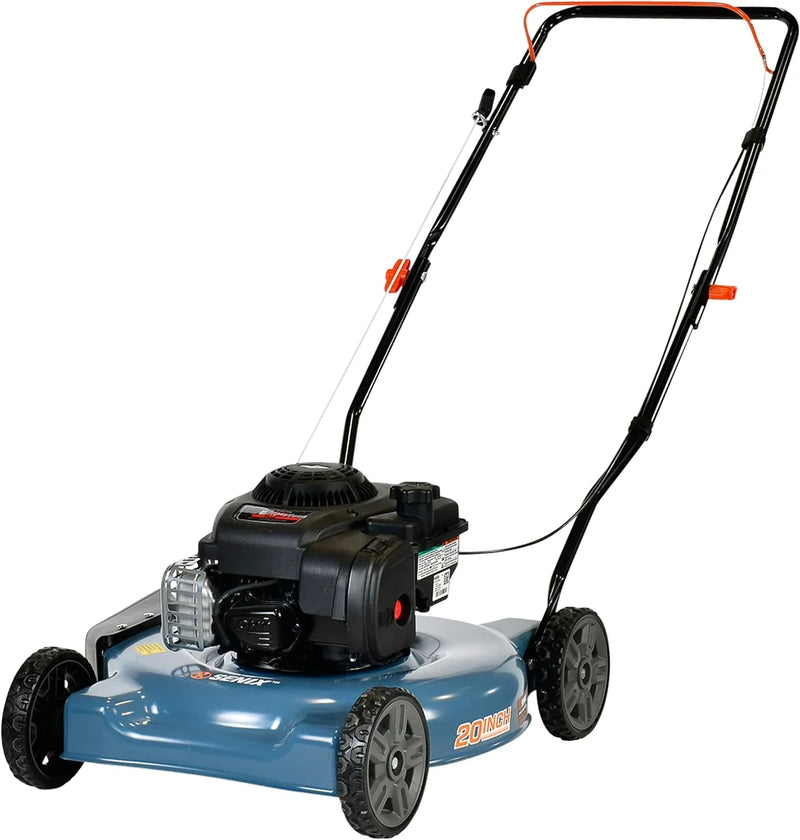 Gas Lawn Mower, 20-Inch, 125 cc 4-Cycle Engine, Push Lawnmower O3079