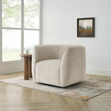 Elle Dcor - Fabric Swivel Chair