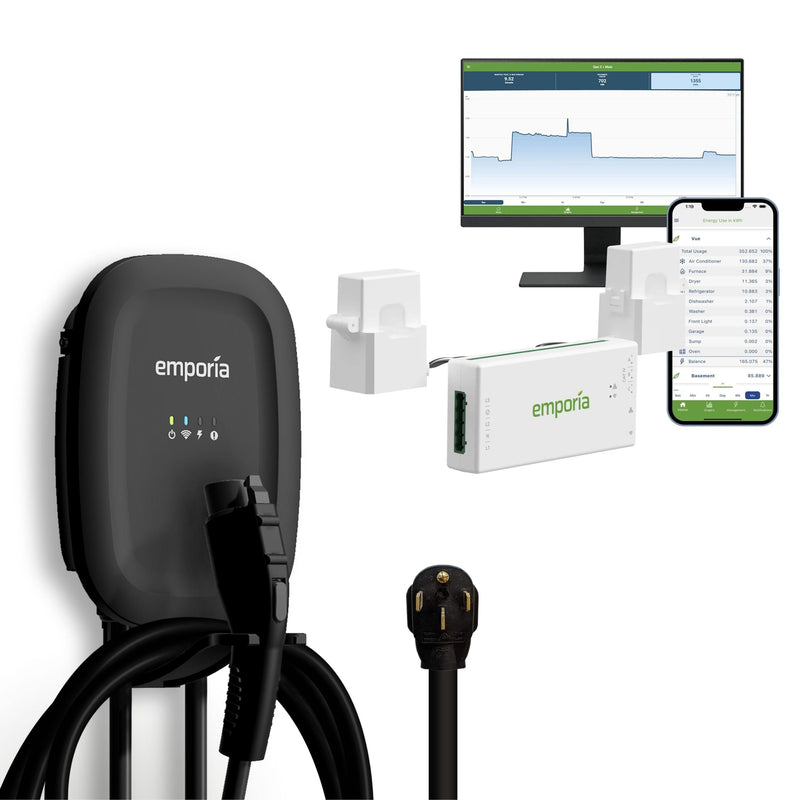 40A Wi-Fi Level 2 NEMA 14-50 J1772 EV Charger with Load Management W8996