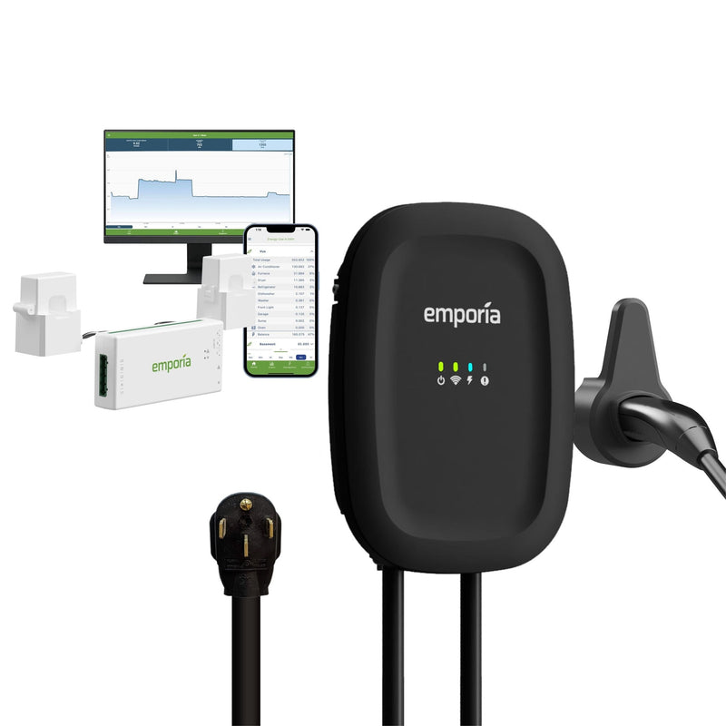 40A Wi-Fi Level 2 NEMA 14-50 NACS EV Charger with Load Management D6191