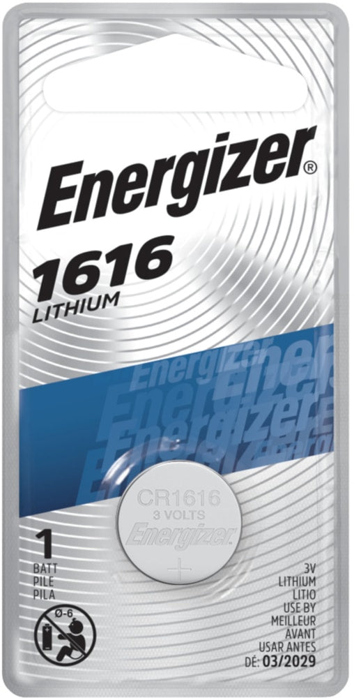 1-pk CR1616 DL1616 3V / 3 Volt Lithium Coin Cell Battery, Long Lasting, All Purpose T3365