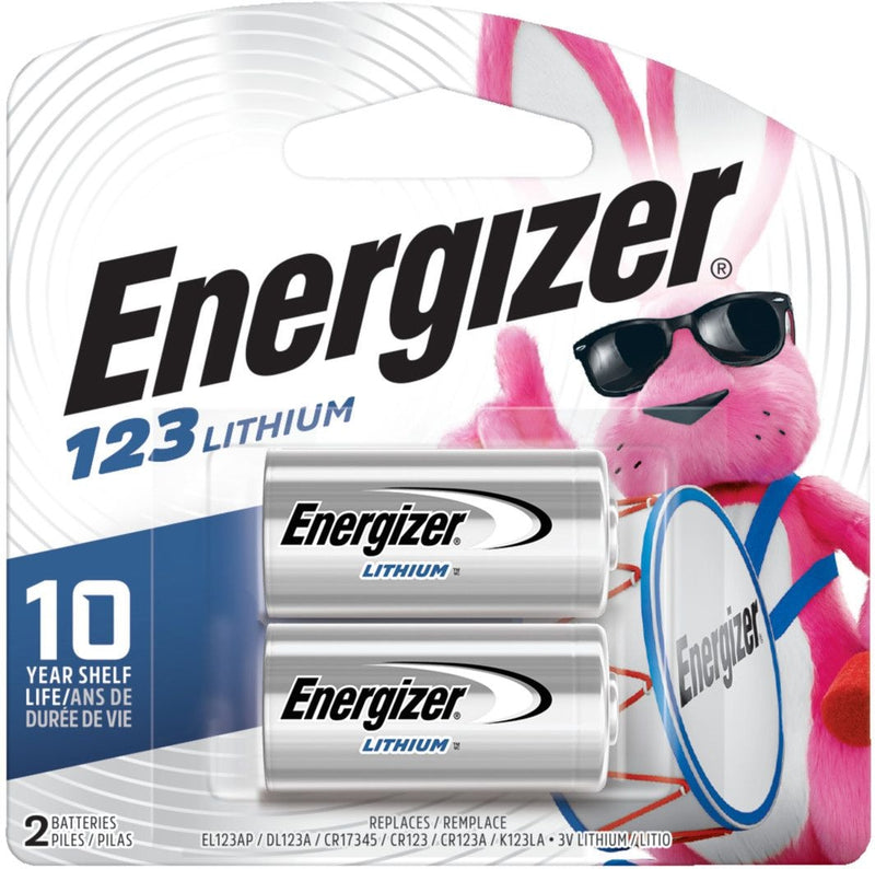 2-pk CR123 3V / 3 Volt Lithium Photo Batteries K8122