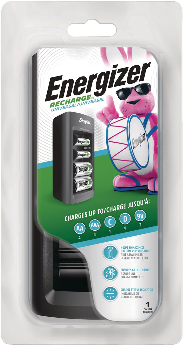 CHFC Universal Battery Charger For NiMH Rechargeable Batteries, AA/AAA/C/D/9V X4227
