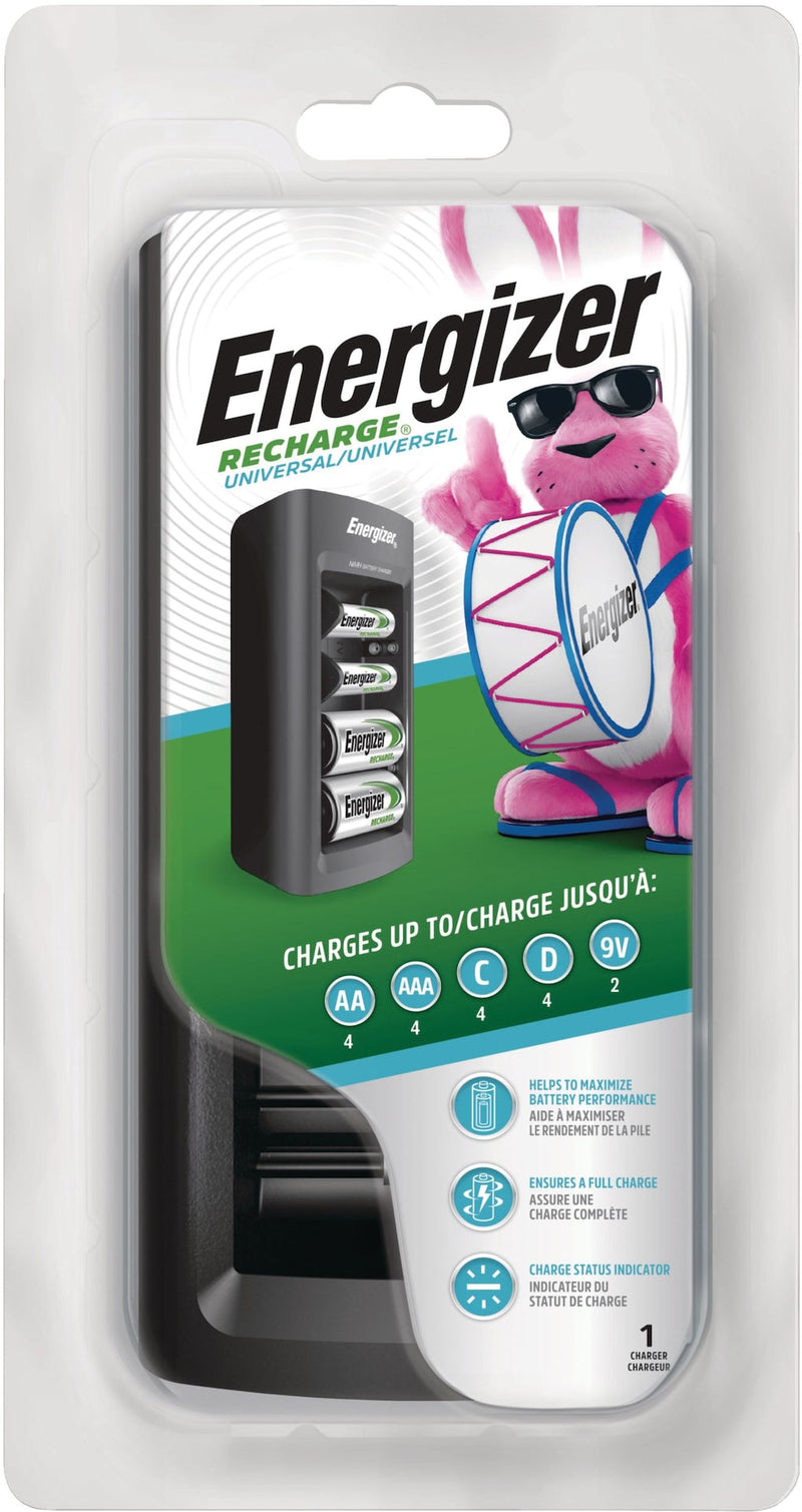 CHFC Universal Battery Charger For NiMH Rechargeable Batteries, AA/AAA/C/D/9V X4227