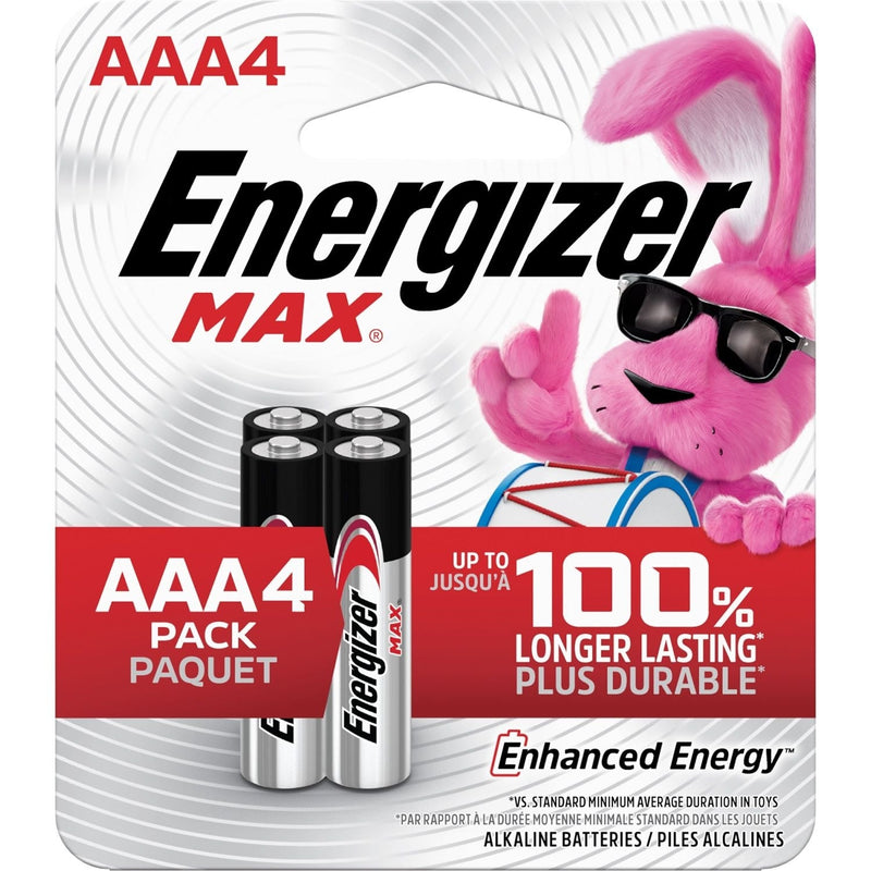 Max 4-pk AAA Alkaline Batteries, Long Lasting, All Purpose Y5275