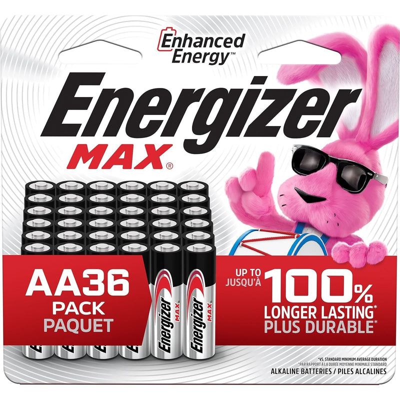 Max Alkaline AA Batteries, 36-pk V7394