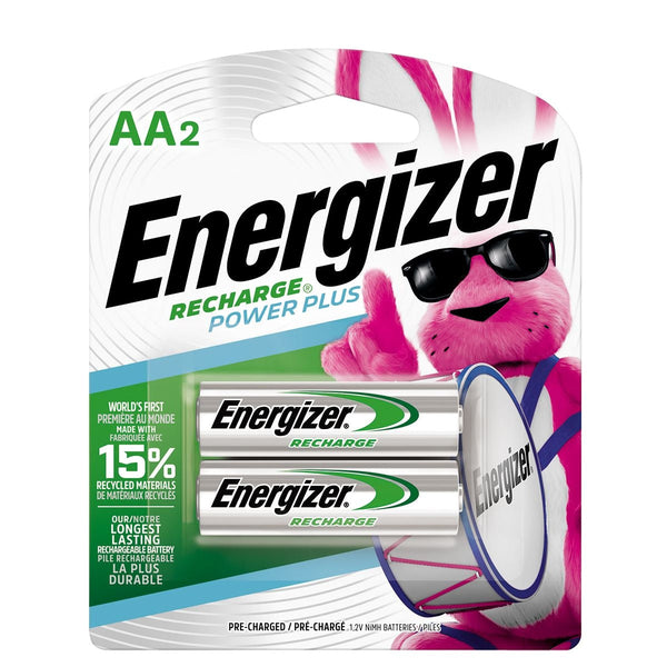 NH15BP-2 2-pk AA 2300 mAh NiMH Rechargeable Batteries, Pre-Charged, All Purpose F3240