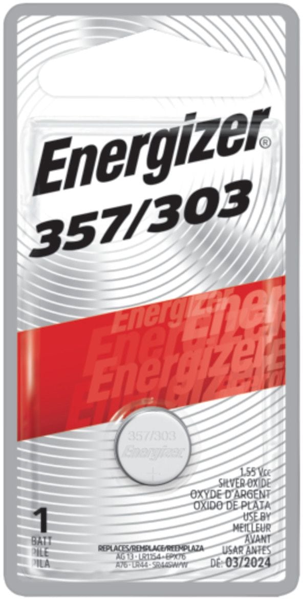 Silver Oxide 1-pk 357 LR44 AG13 303 A76 1.5V / 1.5 Volt Button Coin Cell Battery Y0305