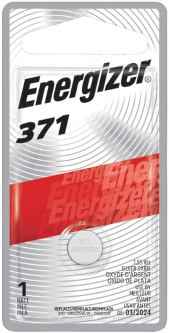 Silver Oxide 1-pk 370/371 1.5V / 1.5 Volt Button Cell Battery Z7948