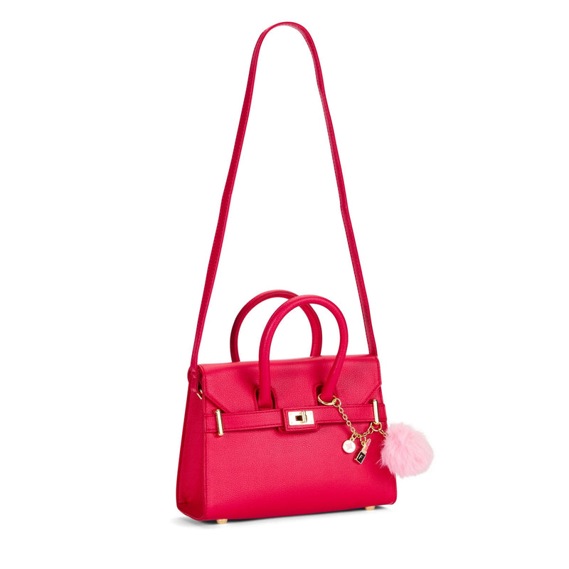 Girls Glamour Purse - Belted Tote Bag, Assorted M3543