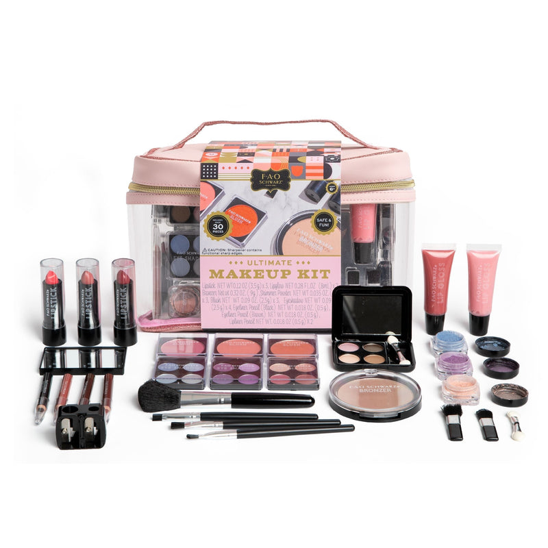 Girls Ultimate Makeup Artist Set, 30 Piece, Pastel Pink E4131