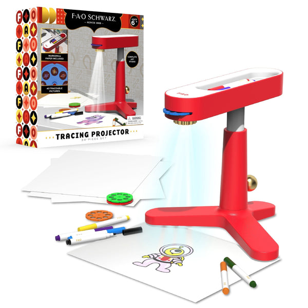 Toy Art Tracing Projector Tripod, Red M5653