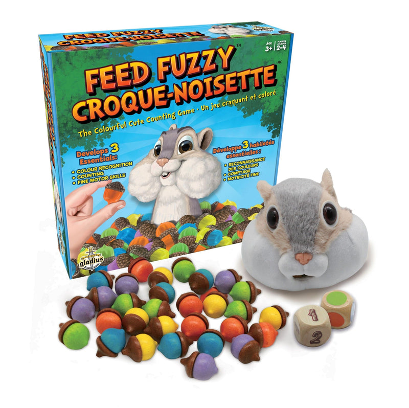 Feed Fuzzy Colourful Counting Game, Bilingual, Ages 3+ X7481