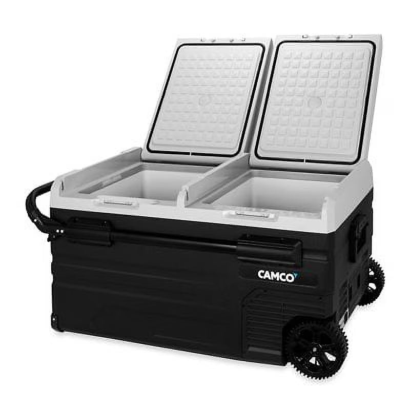 CAM-750 75-Liter Portable Compact Fridge/Freezer | Features Wireless Capable Remote Access 2 Compartments w/Dual Zone Cooling | Adjusts... U8188