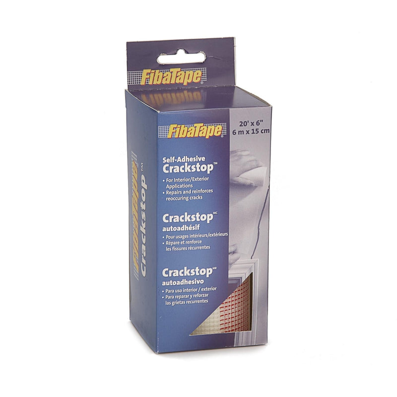 CrackStop Self-Adhesive Fiberglass Mesh Tape For Drywall Repair, 6-in x 20-ft L5936