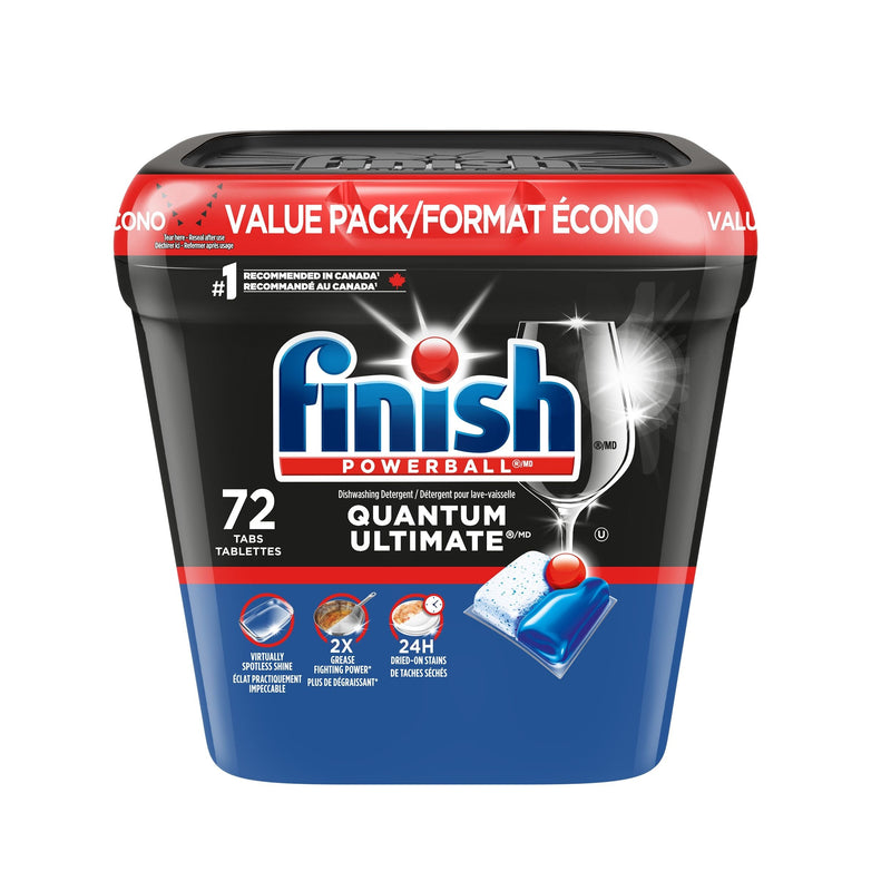 Quantum Ultimate Dishwasher Detergent Tabs, Fresh Scent, 72-pk S3715